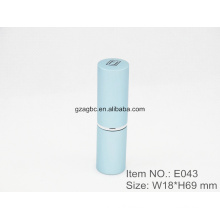 Charming Aluminum Round lipstick tube container E043,cup size 12.1/12.7,Custom colors